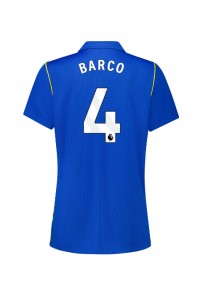 Chelsea Valentin Barco #4 Fotballdrakt Hjemme Klær Dame 2026-27 Korte ermer